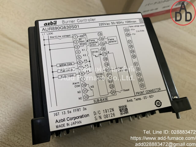 AUR890G230 | azbil Burner Controller (3)